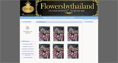 Desktop Screenshot of flowersbythailand.com